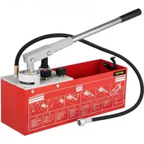 Koduva VEVOR hidrostatinis slėgio bandymo siurblys, iki 60 bar / 860 psi, 12,1 l bakas, rankinis vandens slėgio testeris