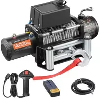 Koduva VEVOR elektrinė gervė, 5400 kg, 12 V DC, 9,1 mm x 26 m plieno trosas