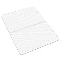 Koduva VEVOR kėdės kilimėlis 915 x 1225 mm, skirtas kiliminei dangai, PVC, skaidrus matinio paviršiaus, stačiakampis