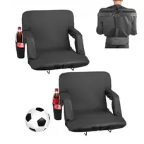 Koduva VEVOR stadiono kėdė, 6 reguliuojami kampai, plati, su 73,66 mm paminkštinimu, porankiais ir nugaros atrama
