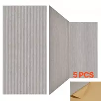 VEVOR Akustinės plokštės, 5 vnt., 120 x 60 cm, saviklijuojančios, kupranugario spalvos