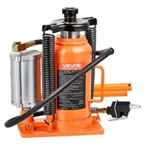 Koduva VEVOR pneumatinis hidraulinis butelinis domkratas, 20 t, 260–495 mm, oranžinis