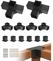 Koduva VEVOR pergolos laikiklių rinkinys, 4x4 col., 92 x 92 mm sijoms, 12 vnt.