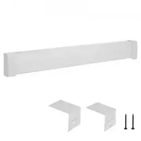 Koduva VEVOR grindjuostės šildytuvo dangtis, Premium Series, 1527 mm, balta, plieninė