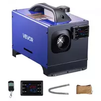 Koduva VEVOR dyzelinis šildytuvas, 12–24 V, 5–8 kW, nešiojamas, su nuotoliniu pultu ir LCD ekranu
