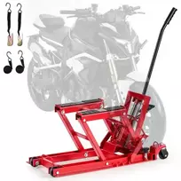 Koduva VEVOR hidraulinis motociklo keltuvas, 680 kg, ATV ir dirt bike, 4 ratai, 115–385 mm