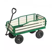 Koduva VEVOR tempiamas vaikų vežimėlis, 101 cm, sulankstoma medinė panelė, rankena, 250 kg, 25,4 cm visureigės padangos