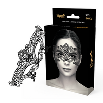 Coquette Chic Desire - Nėrinių Akių Kaukė Juoda