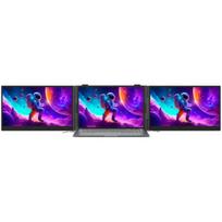 Portable monitor Blackview DCM8 Dual Screen 15.3inch 1920x1200 16:9 LCD 60Hz IPS 178 USB-C 3.1x3 TypeC PD3.0 FCx1 364.4x237.43x21mm Grey Black
