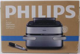 SALE OUT. Philips NA565/02 Airfryer with steam function, flexible Megabasket, 10 L, Silver/Black | Philips DAMAGED PACKAGING | 24 month(s)