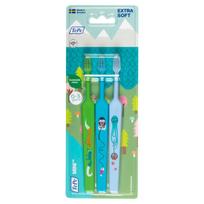 TePe Mini dantų šepetėliai mažyliams, l.minkštas, 0-3 m. 3vnt