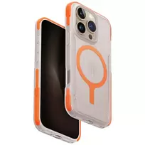 uniq Combat Active Case for iPhone 16 Pro, Magclick Charging, orange