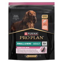 Purina Pro Plan Sensitive Skin Sausas maistas mažų ir labai mažų veislių šunims, turintiems jautrią odą (su lašiša) 700 g
