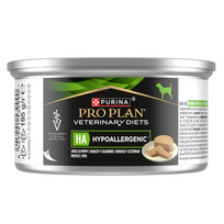 Purina Pro Plan Veterinary Diets Hypoallergenic Konservuotas maistas šunims, esant maistinėms alergijoms (putėsiai) 195g