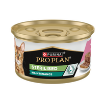 Purina Pro Plan Maintenance Konservuotas maistas sterilizuotoms katėms su lašiša ir tunu 85g N24