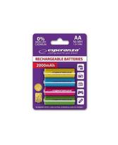 Įkraunami elementai ESPERANZA HR6 (AA), 2000 mAh, 2 vnt.