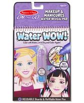 Piešimo vandeniu knyga MELISSA - DOUG Water Wow "Makiažas ir manikiūras"