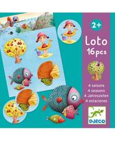 Lavinantis loto žaidimas DJECO Keturi metų laikai (2+)