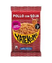 Greitai paruošiami makaronai YATEKOMO, su vištiena ir soja, maišelyje, 79 g