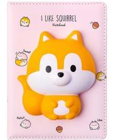 Užrašų knygelė SQUISHY Squirrrel, 128 lapų