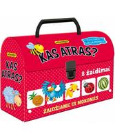 Stalo žaidimų lagaminas ADAMIGO Kas atras? (3+)
