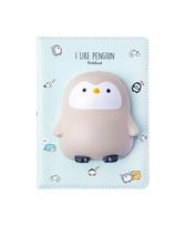Užrašų knygelė SQUISHY Penguin, 128 lapų