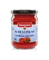 Pomidorų padažas, DAUMANTŲ KARALIŠKAS, su pomidorų gabaliukais, 26% pastos, SPG 40%, 500 g