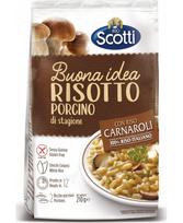 Rizoto ryžiai SCOTTI, Milanese, su grybais, be glitimo 210 g