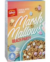 Sausi pusryčiai OHO Marsh mallows, 325g.