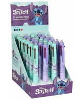4 spalvų automatinis trinamas tušinukas DISNEY Stitch Pastel