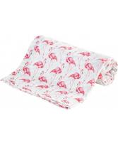 Bambukinis vystyklas BOCIOLAND, 30X30, flamingo, BOC0321