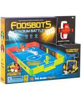 Naujos kartos stalo futbolas FatBrainToys „Foosbots Stadium“ (2 žaidėjai ir stadionas)