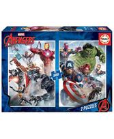 2 dėlionės EDUCA Avengers, 2x500 detalių