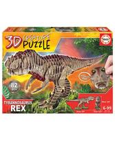 Dėlionė EDUCA 3D T-REX