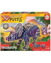 Dėlionė EDUCA 3D Tricertopas