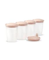 Babyono indeliai mamos pienui sultims maistui 4vnt 200 ml kreminis 1028/01