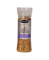 Skrudintų česnakų ir pipirų prieskonių mišinys, SANTA MARIA, malūnėlis, 265 g