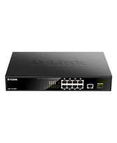 D-Link | 10 Gigabit port Switch with PoE | DGS-1010MP | Unmanaged | Desktop / Rackmount | Gigabit Ethernet (copper) ports quanti