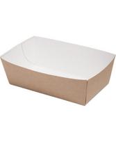 Vienkartinė dėžutė maistui KRAFT, popierius, 14,5 x 8 x 5,5 cm, 100 vnt