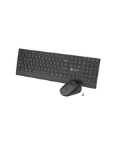 Natec Keyboard and Mouse | Stringray 2 | Keyboard and Mouse Set | Wireless | US | Black