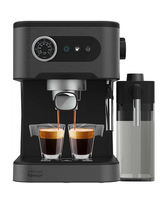 Cecotec Coffee machine | Power Espresso 20 Pro Latte | Pump pressure 20 bar | Built-in milk frother | Semi-automatic | Black | 1