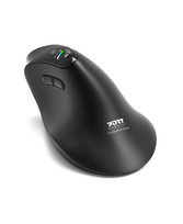 PORT CONNECT Mouse | ERGO AUDITOR | Wireless | Bluetooth, 2.4 GHz | Black