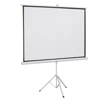 Projektoriaus Ekranas 84 colių | Sulankstomas 4:3 Ekranas su Trikoju, Reguliuojamas Aukštis, 171 x 131 cm