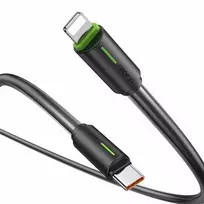 USAMS YU Series SJ735USB01 data transfer and charging cable | USB-C to Lightning | 1m | black