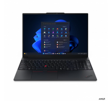 Lenovo ThinkPad E16 G4 AMD | Black | 16 " | IPS | WUXGA | 1920 x 1200 pixels | Anti-glare | AMD Ryzen AI 5 | 330 | 16GB | SODIMM DDR5 | Solid-state drive capacity 512GB | AMD Radeon 820M Graphics | Windows 11 Pro | 802.11be | Bluetooth version 5.4 | Key