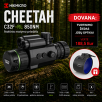 Hikmicro Cheetah C32F-RL LRF naktinio matymo priedėlis + DOVANA