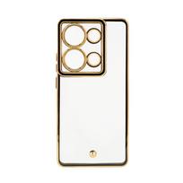 Nugarėlės dėklai iLike Xiaomi Redmi Note 13 Pro 5G TPU+PC With Camera Protective Transparent Black