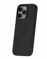 Nugarėlės dėklai iLike Apple iPhone 16 Pro Max Soft Touch Silicone case With Magnetic Black