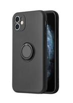 Nugarėlės dėklai iLike Apple IPHONE 13 PRO SILICONE RING Black