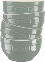 STAUB SERVING Set of 4 bowls 12 cm, eucalyptus